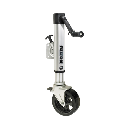 F2 Wide Track Jack, 1.6K Swivel, Adj Mount, Zinc